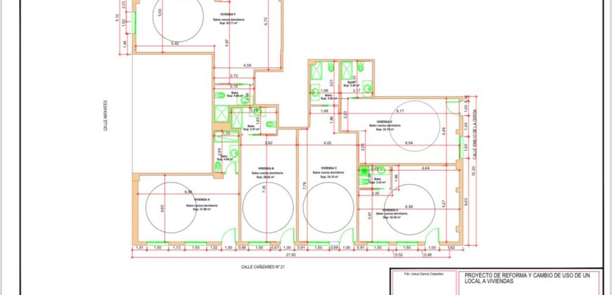 Proyecto cambio de uso para apartamentos turísticos Málaga playa